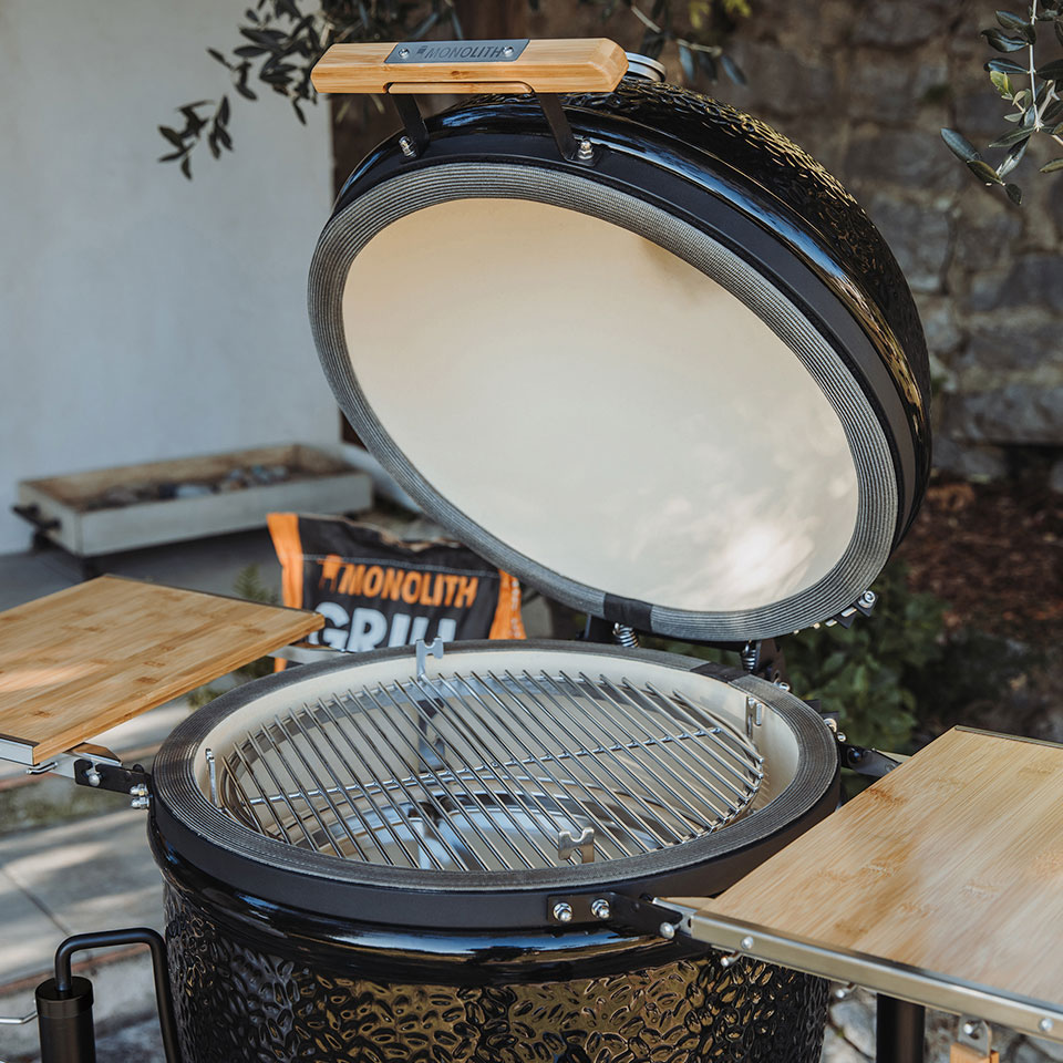 Гриль Monolith Two.55 set (с боковыми столиками и подставкой) (миниатюра)